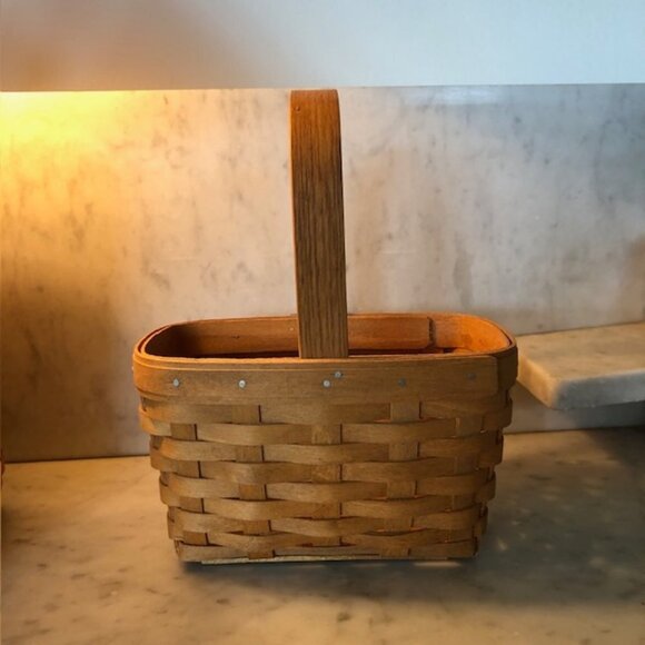 HENN Collector's Society 1997 Limited Edition Mini Shopper Fruitwood Bas… - Picture 4 of 14